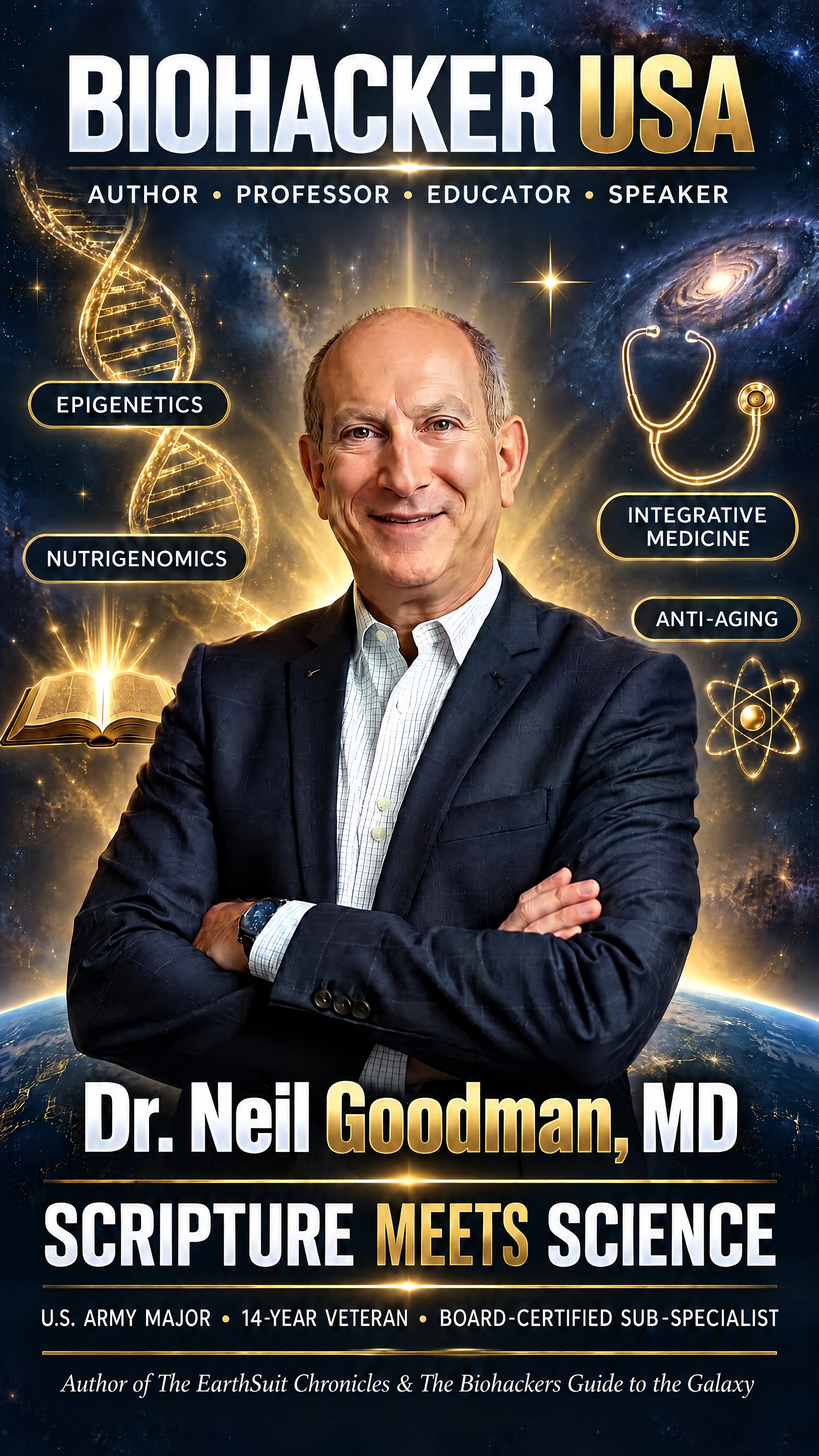The Earthsuit Chronicles — Understanding your unique genetic blueprint empowers you to make informed decisions. Dr. Neil Goodman
